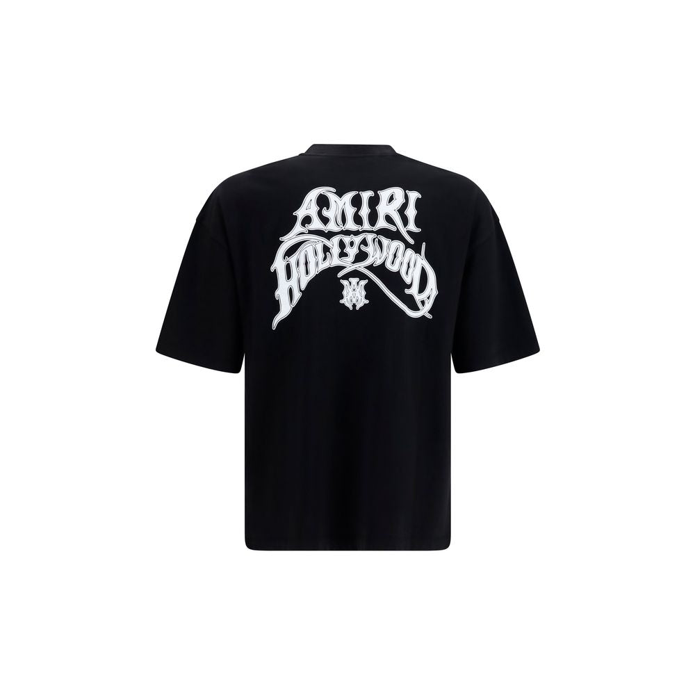 Amiri Schwarzes Baumwoll-T-Shirt