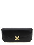 Alexander McQueen Schwarze Kalbsleder-Umhängetasche
