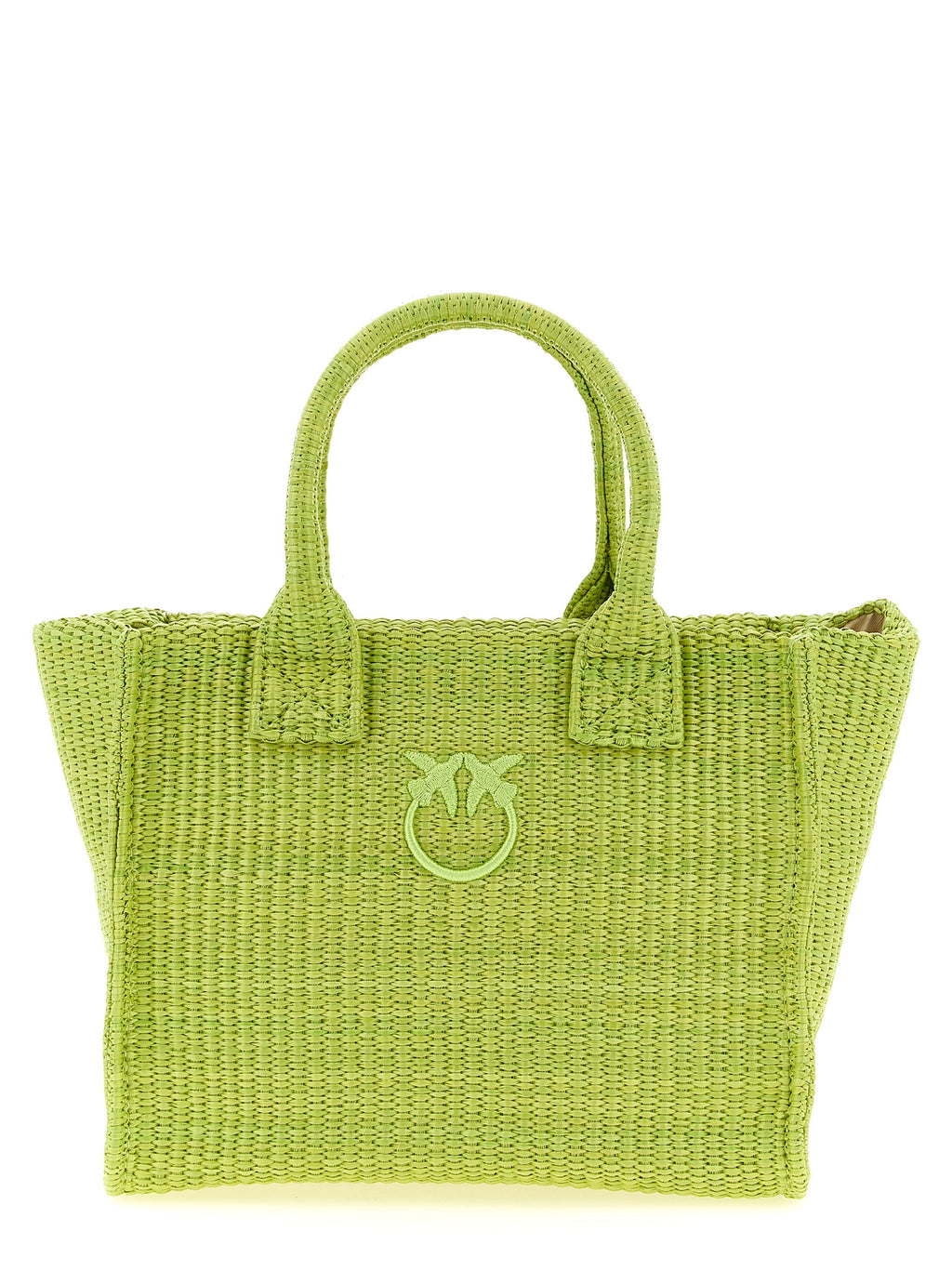 PINKO Zweifarbige Shopper-Tasche aus Polypropylen