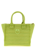 PINKO Zweifarbige Shopper-Tasche aus Polypropylen