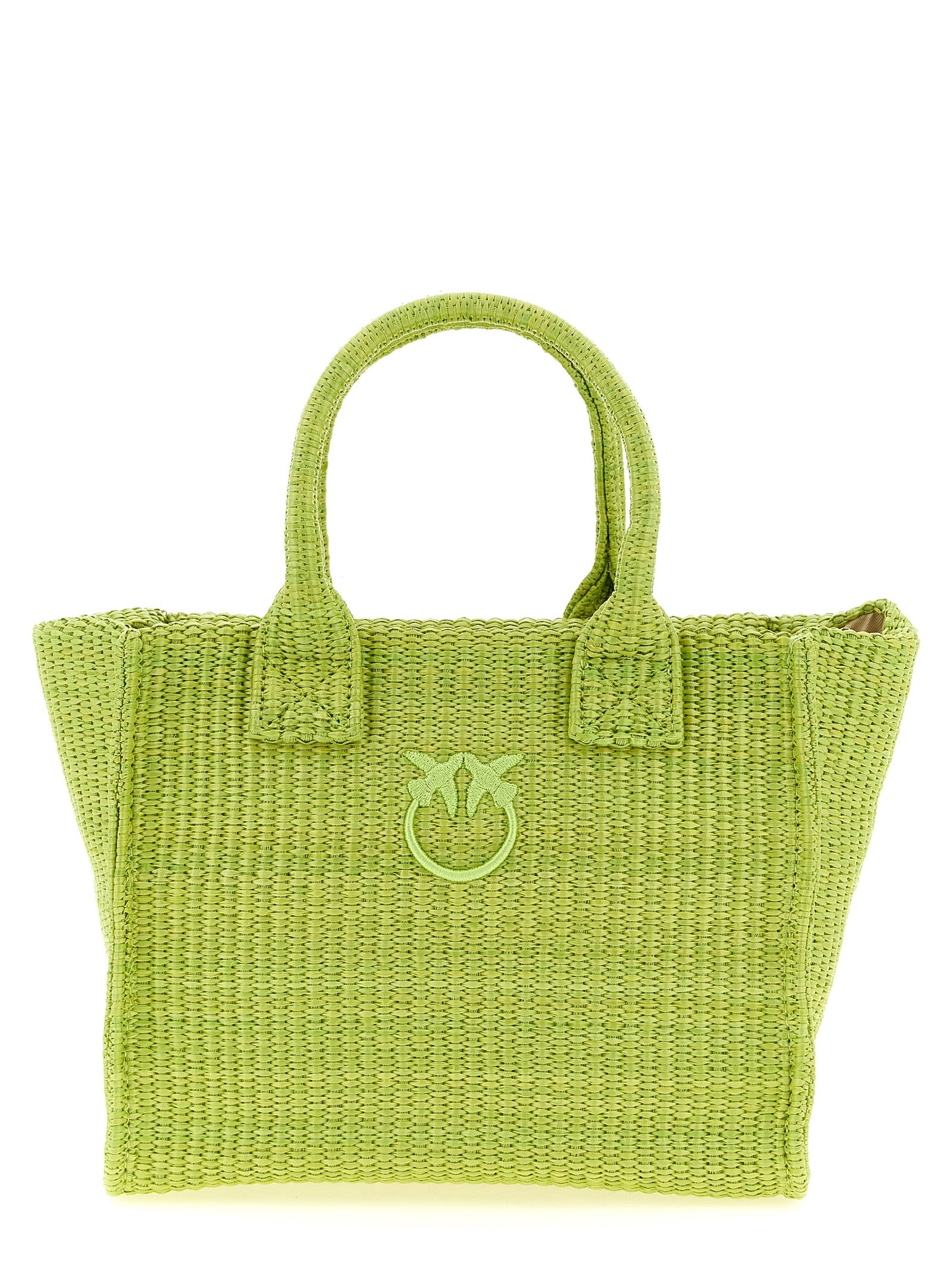 PINKO Zweifarbige Shopper-Tasche aus Polypropylen