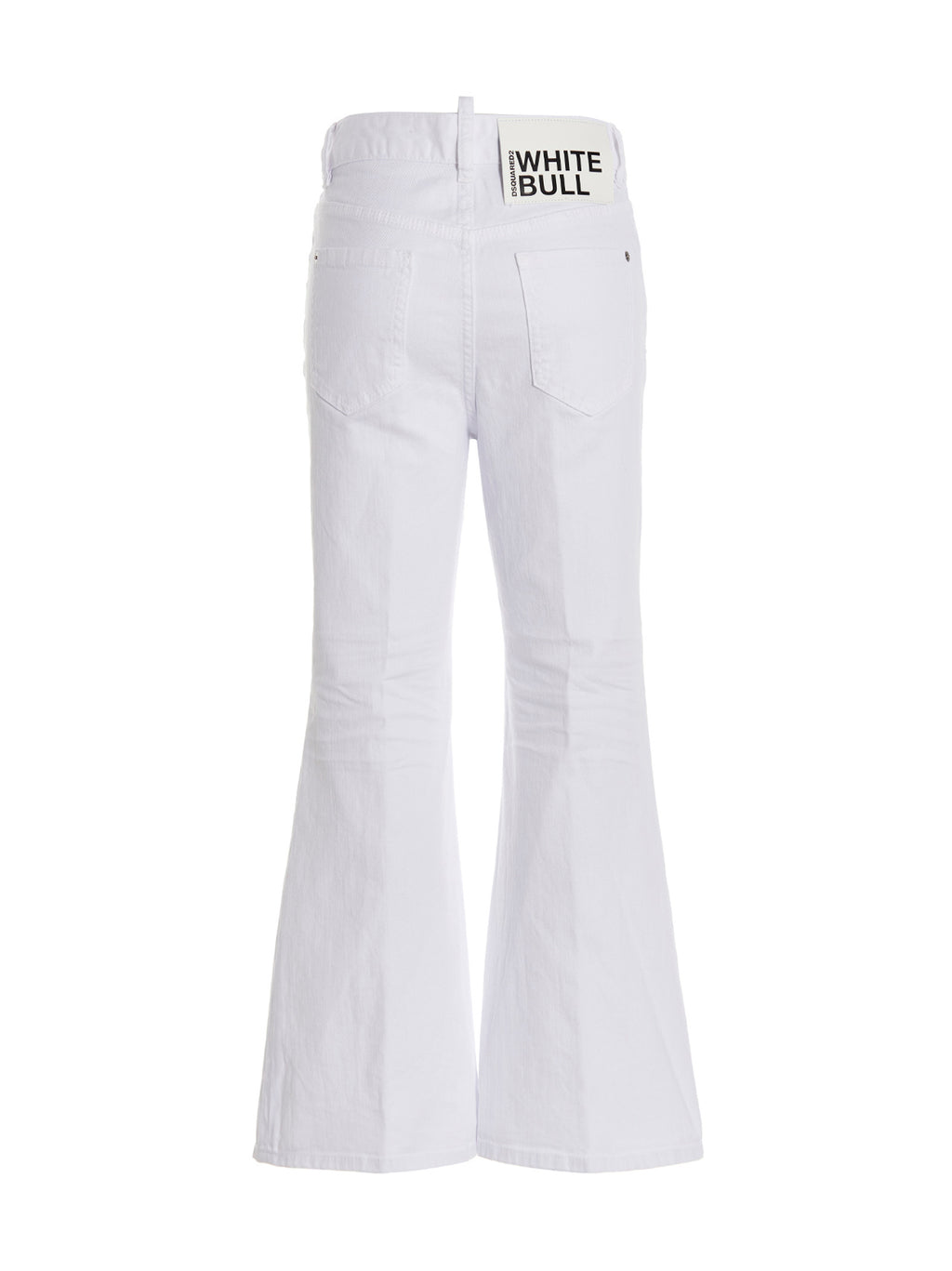 Dsquared² Weiße Baumwoll-Schlagjeans