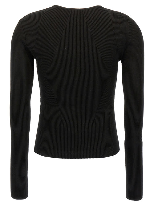 Alexander McQueen Schwarzer Wollcardigan