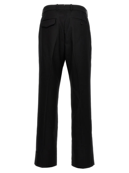 Alexander McQueen Schwarze Wollhose