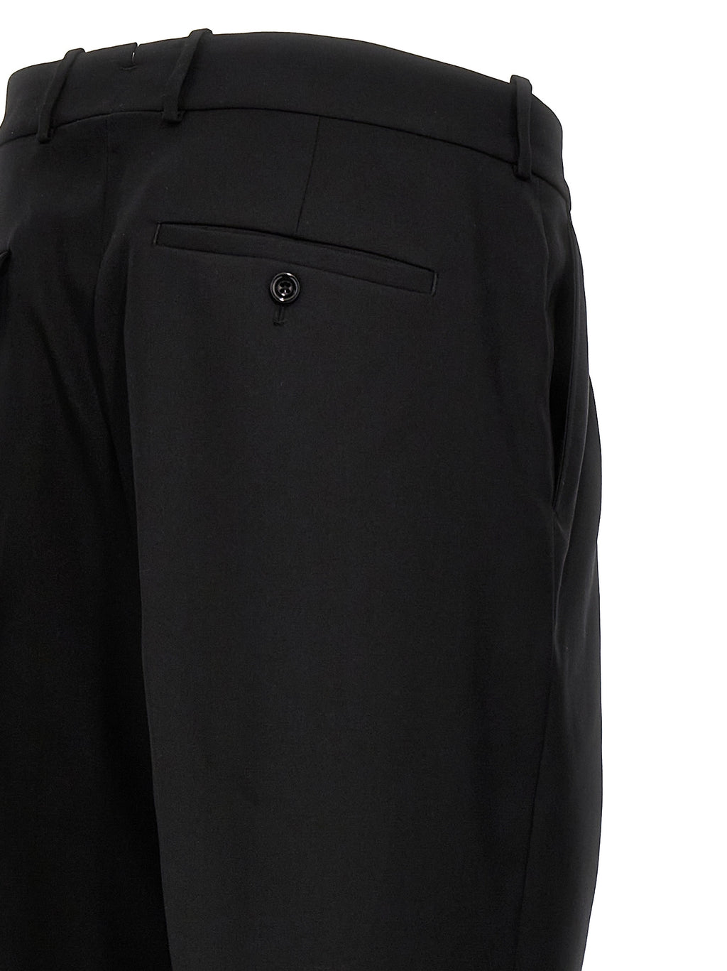 Alexander McQueen Schwarze Wollhose