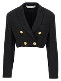 Palm Angels Schwarzer Blazer aus Polyester
