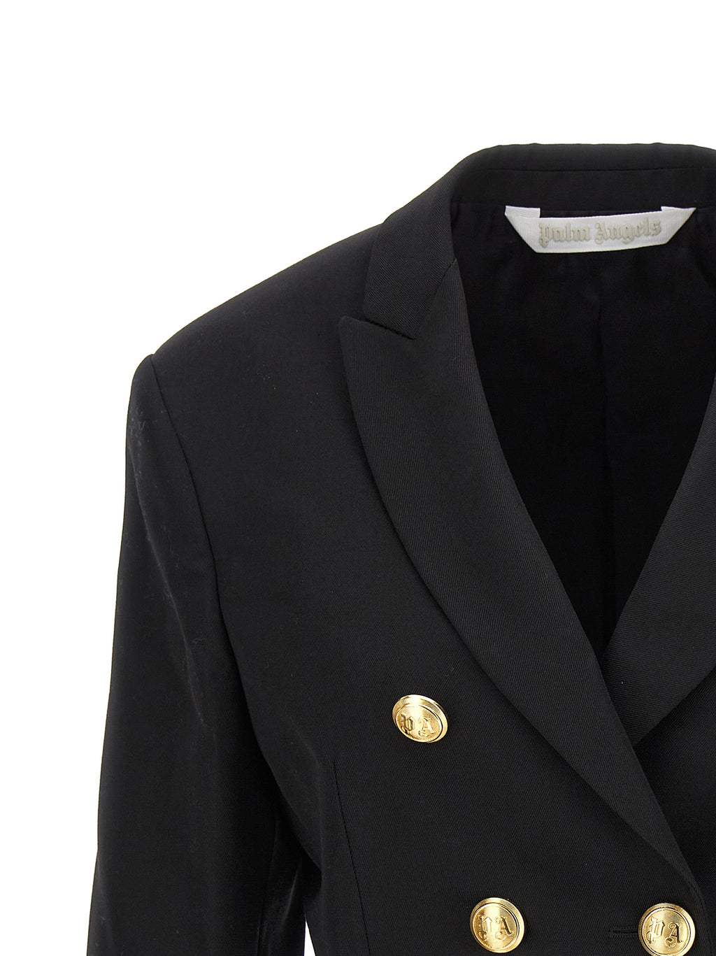 Palm Angels Schwarzer Blazer aus Polyester
