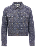 Moschino Blaue Jeansjacke aus Baumwolle