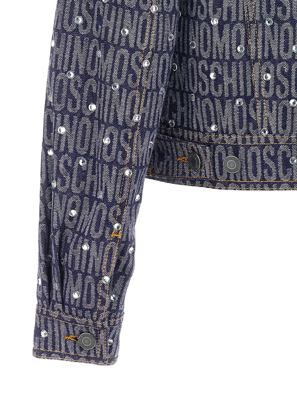 Moschino Blaue Jeansjacke aus Baumwolle