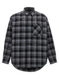 Off-White Graue Baumwoll-Shell-Jacke