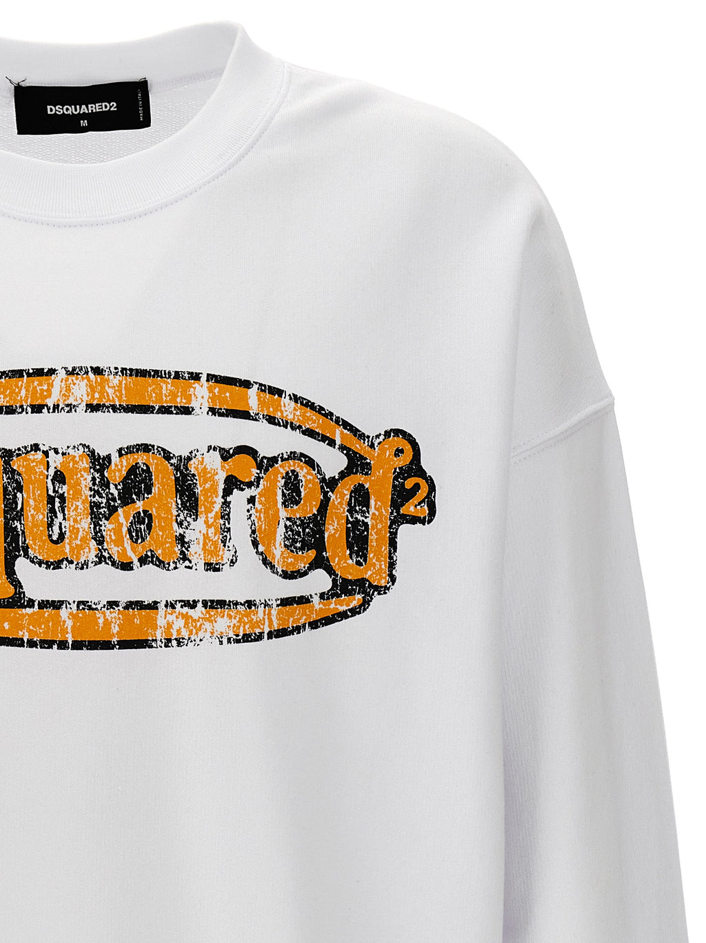 Dsquared² Weißes Baumwoll-Sweatshirt