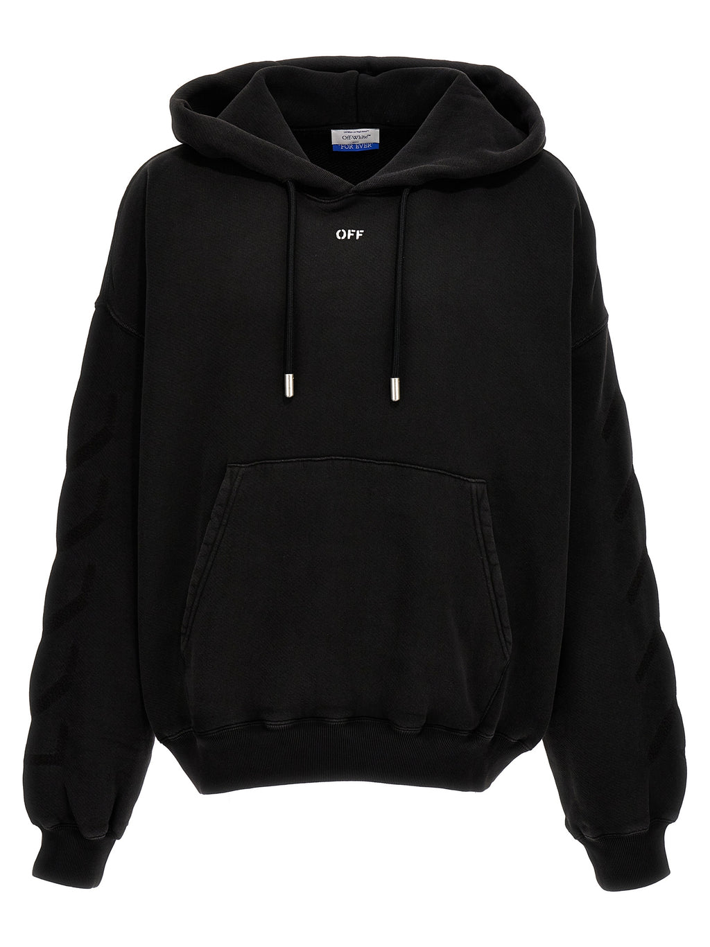 Off-White Grauer Baumwollpullover