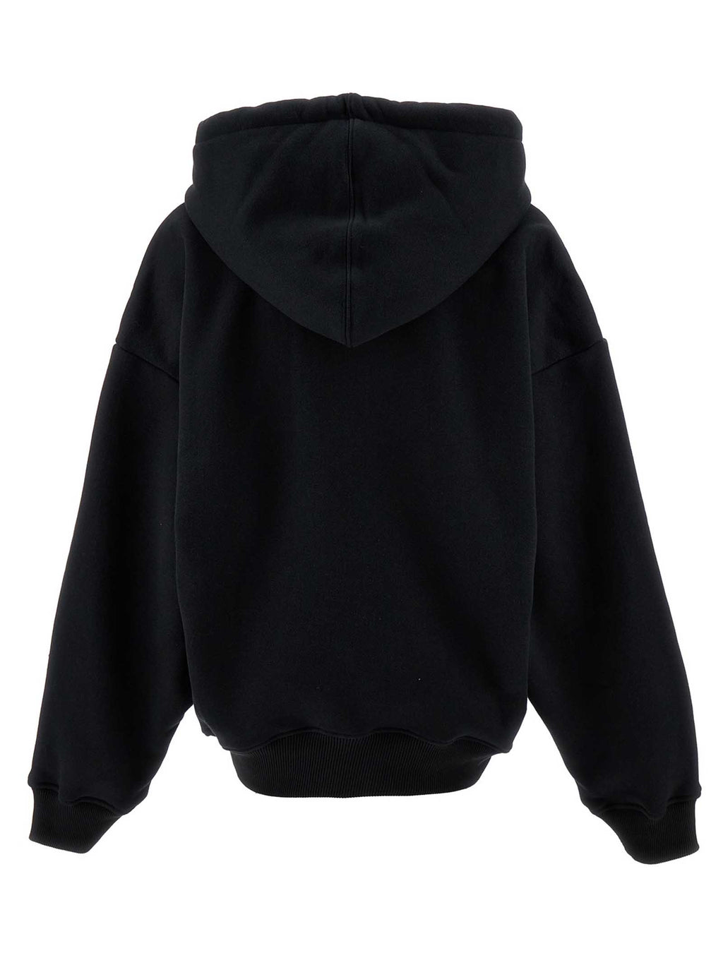 Off-White Schwarzer Baumwoll-Hoodie
