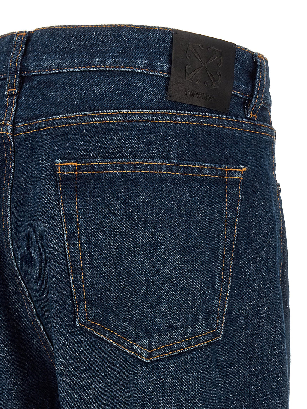 Off-White Blaue Baumwolljeans Denim