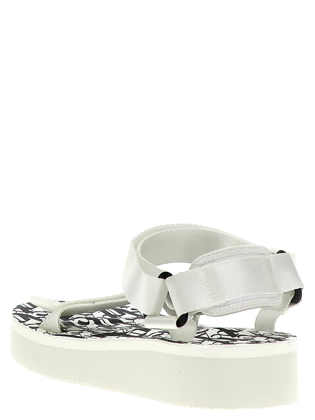 Palm Angels Zweifarbige Polyester-Sandalen