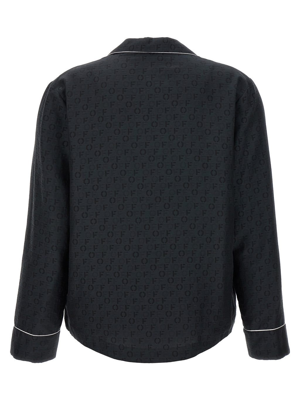 Off-White Schwarze Seidenbluse