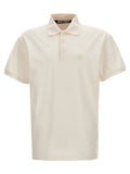 Palm Angels Weißes Poloshirt aus Polyester