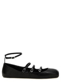 Alexander McQueen Schwarze Ballerinas aus Kalbsleder