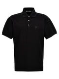 Palm Angels Schwarzes Poloshirt aus Polyester