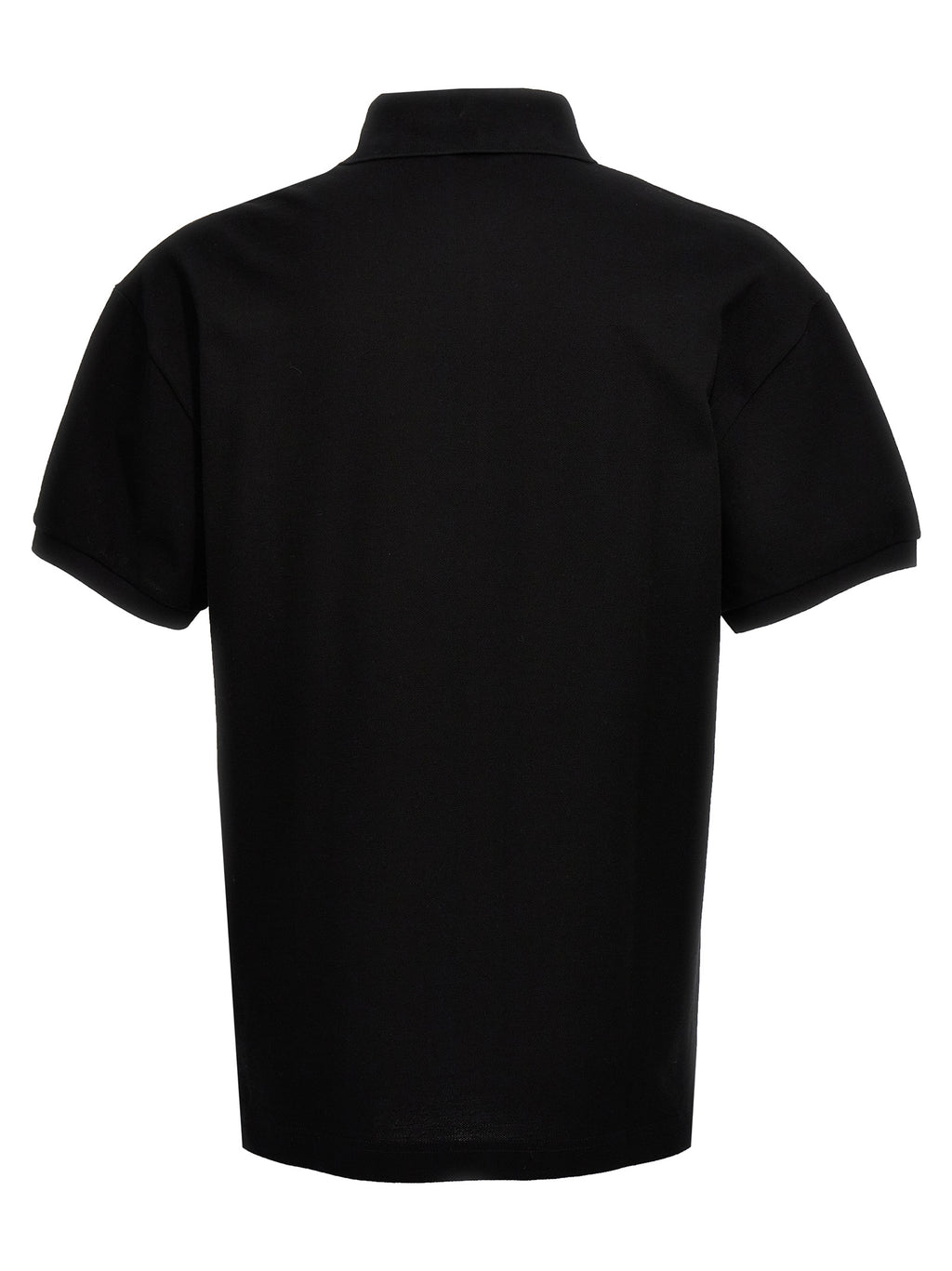 Palm Angels Schwarzes Poloshirt aus Polyester