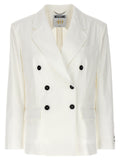 Moschino Weißer Baumwollblazer