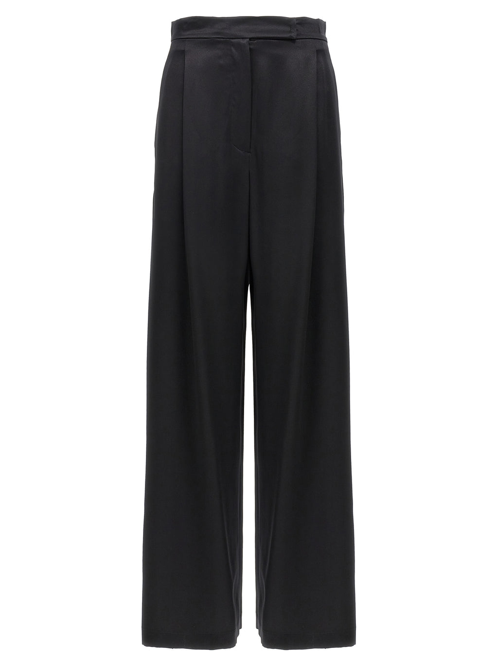 Max Mara Schwarze Seiden-Freizeithose