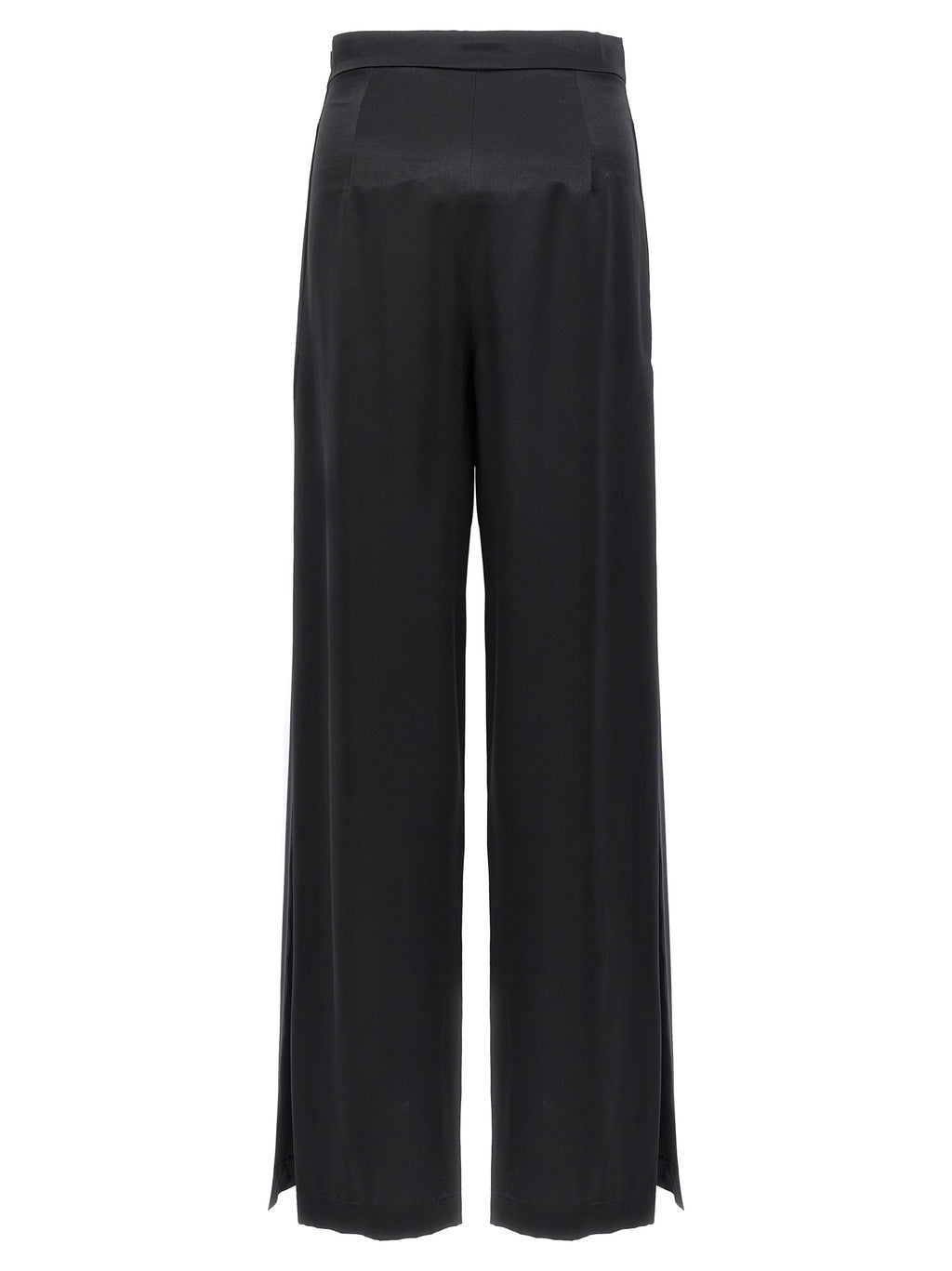 Max Mara Schwarze Seiden-Freizeithose