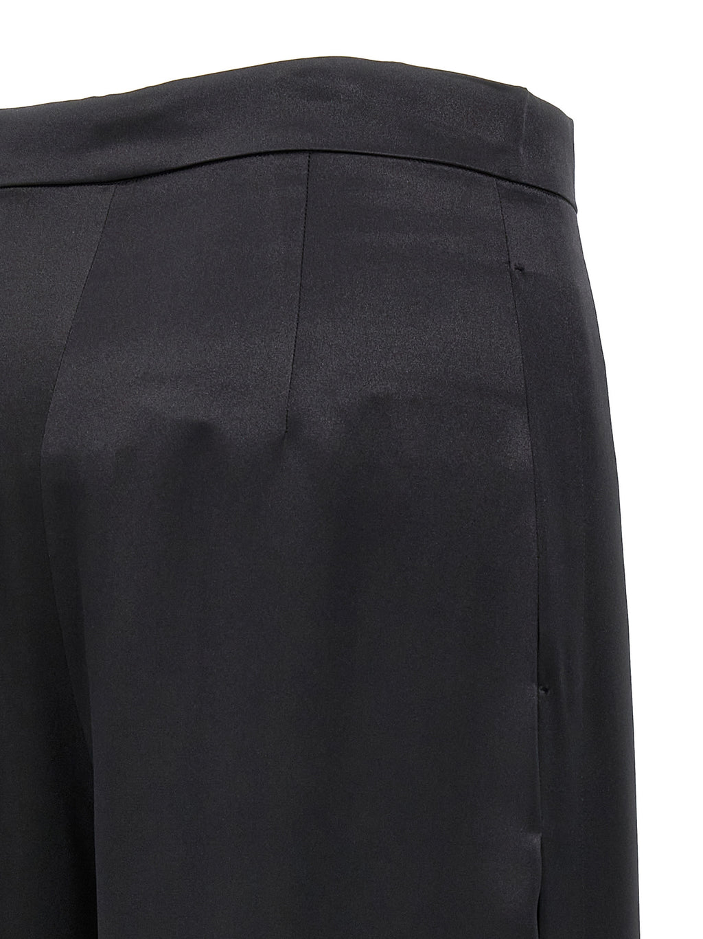 Max Mara Schwarze Seiden-Freizeithose