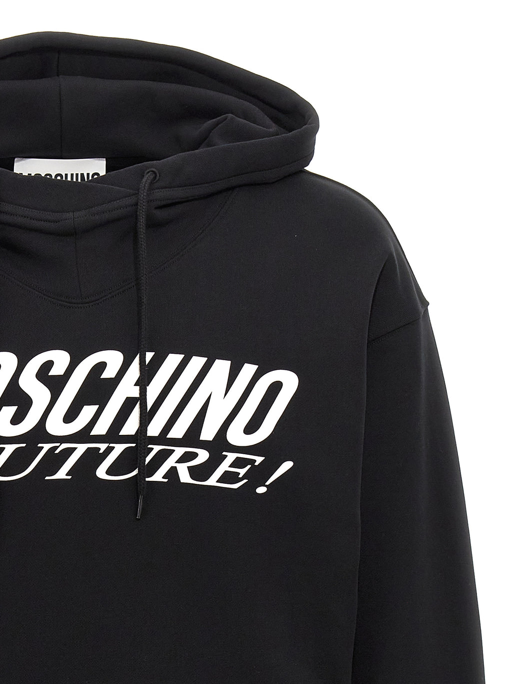 Moschino Zweifarbiger Baumwollpullover