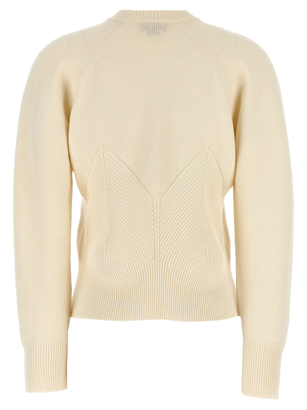 Alexander McQueen Weiße Wollstrickjacke