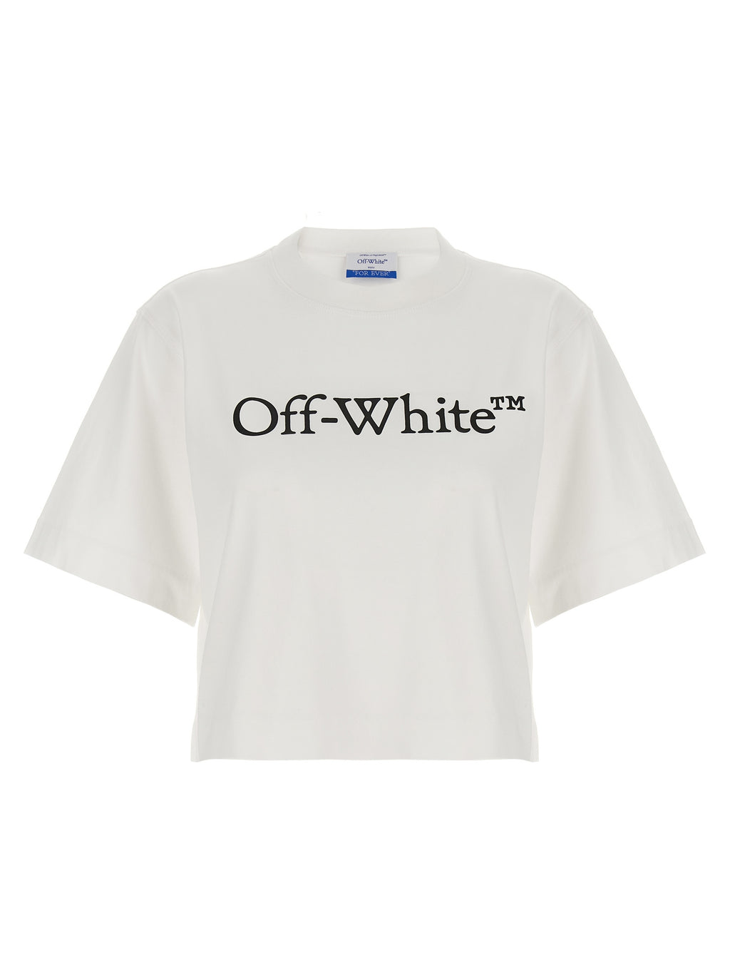 Off-White Weißes Baumwoll-T-Shirt