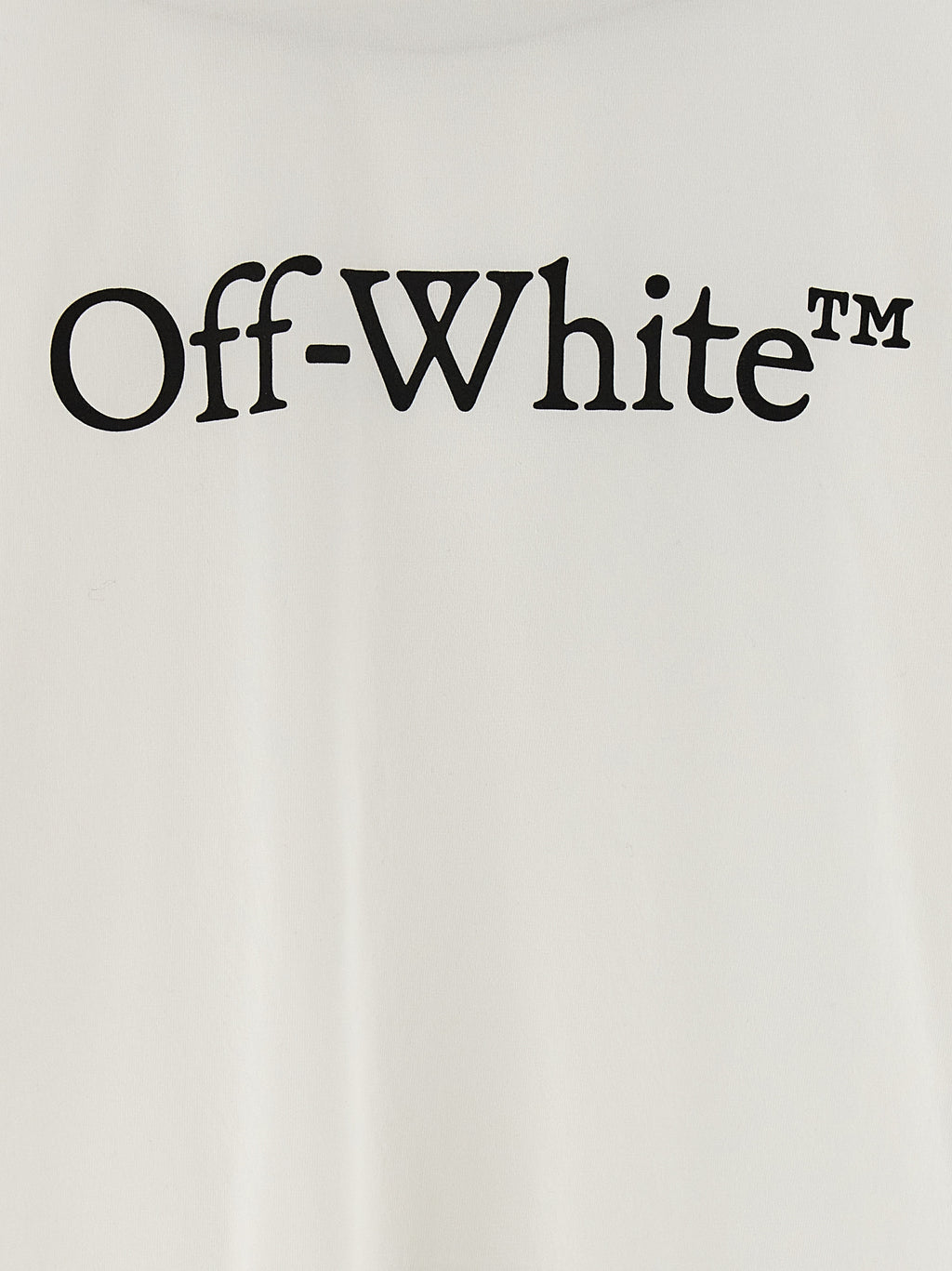 Off-White Weißes Baumwoll-T-Shirt