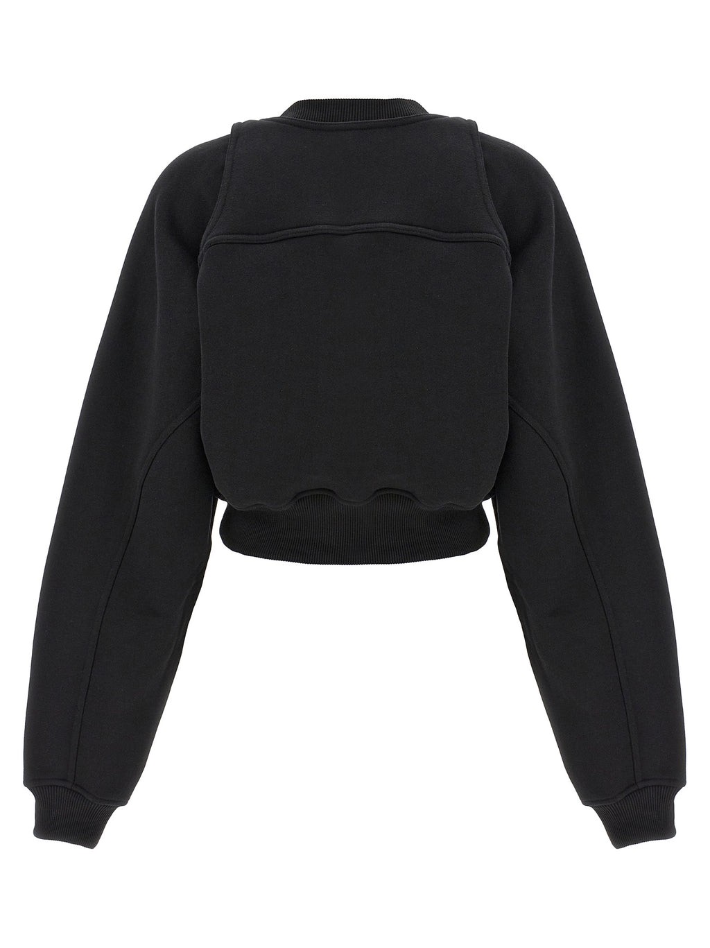 Off-White Zweifarbiger Baumwollpullover