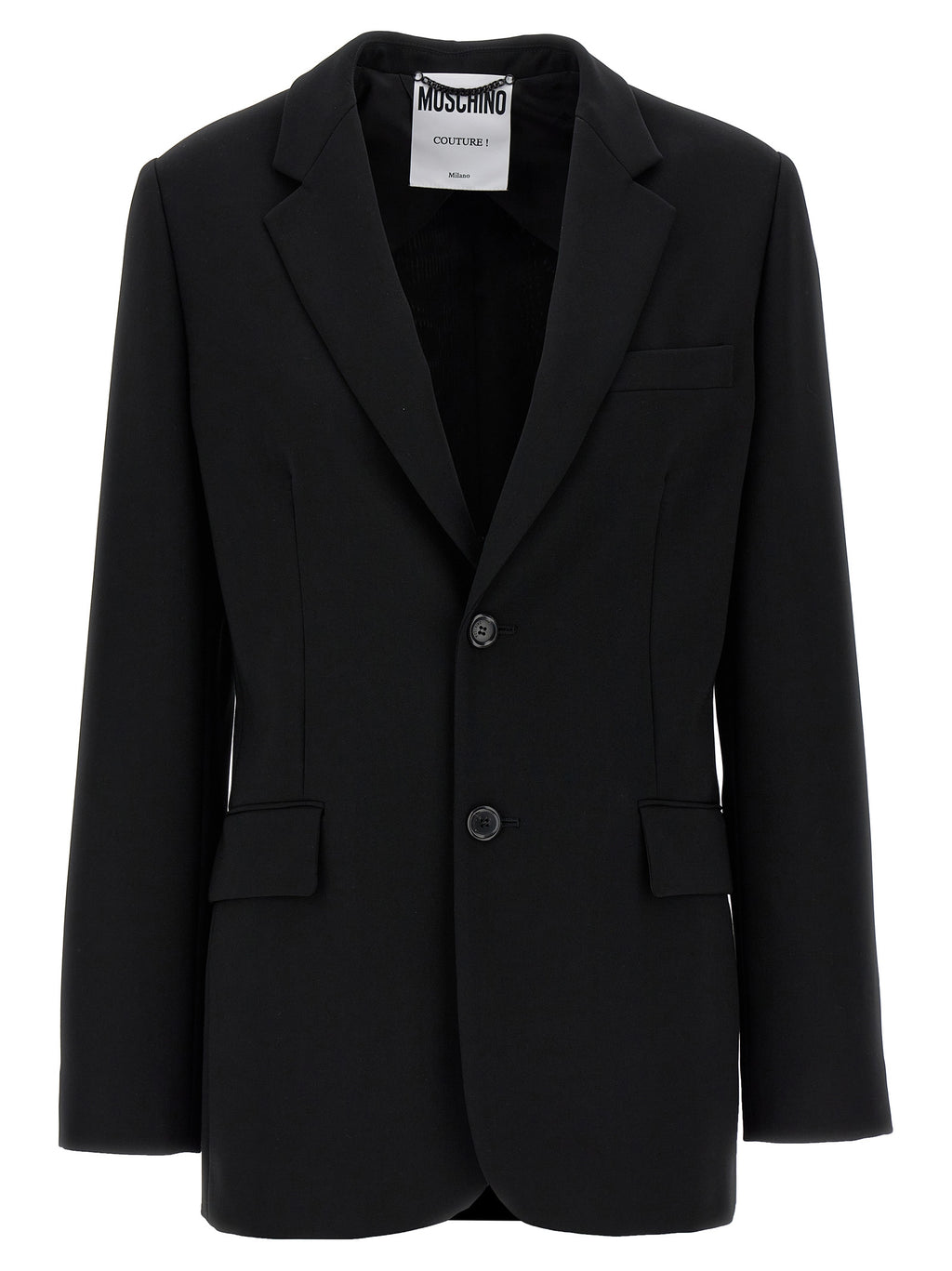 Moschino Schwarzer Blazer aus Polyester