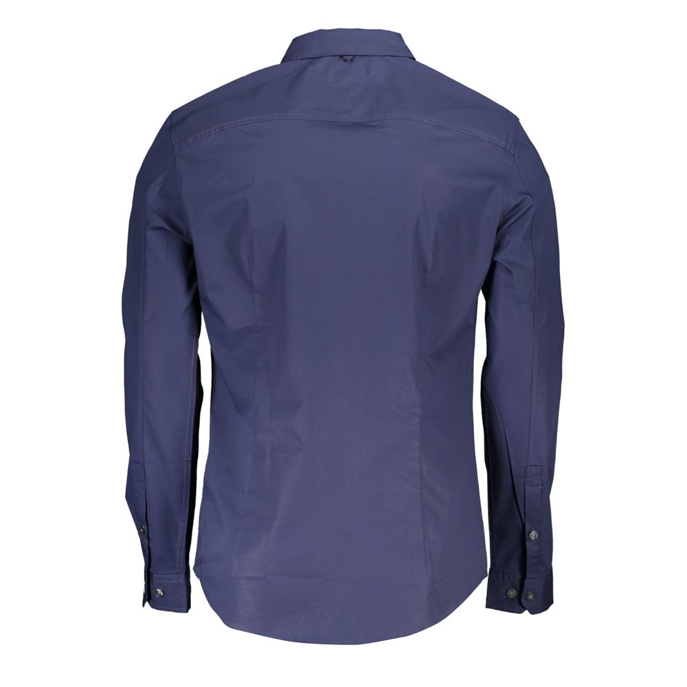 Tommy Hilfiger Blaues Baumwollhemd für Herren