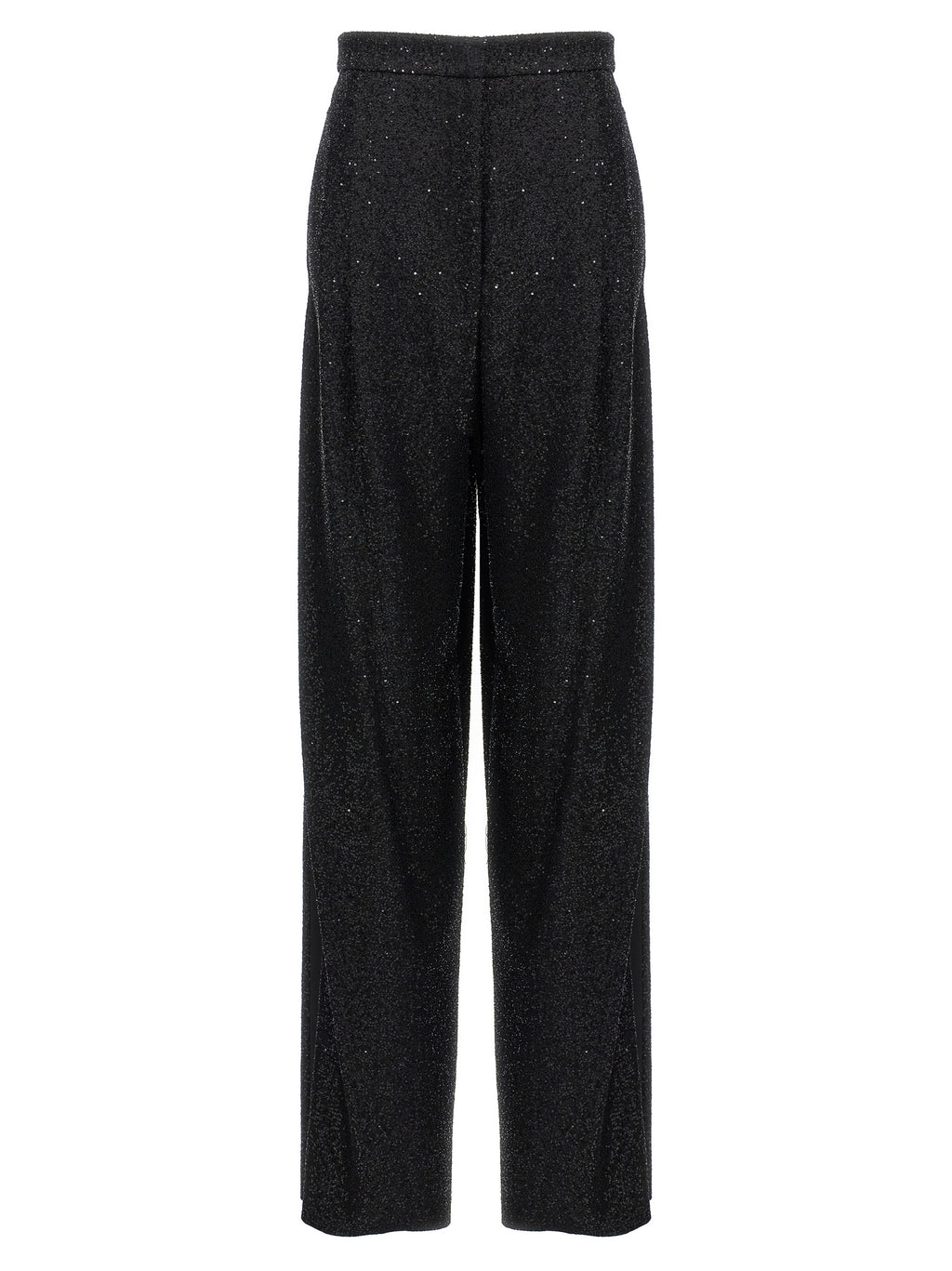 Max Mara Schwarze Viskose-Anzughose