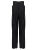 Max Mara Schwarze Viskose-Anzughose