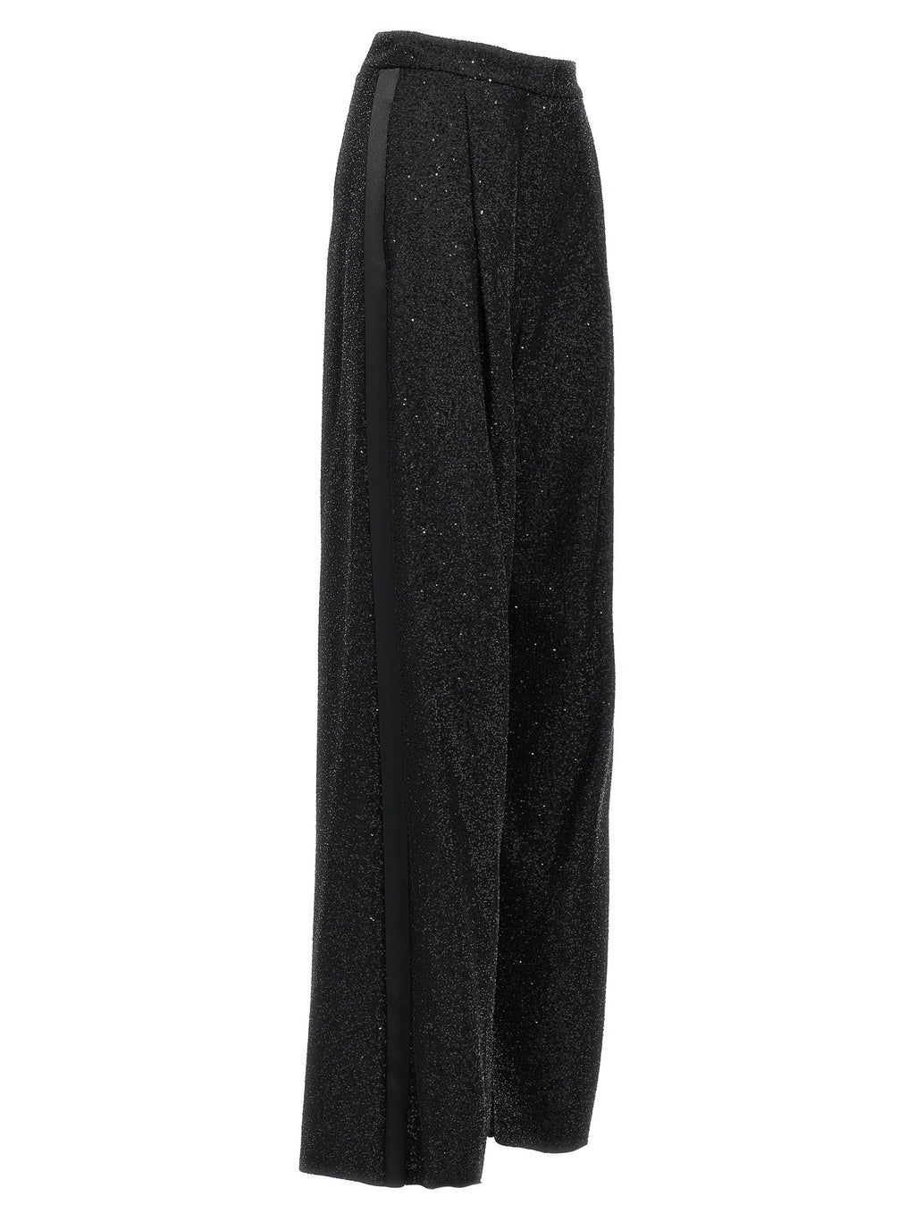 Max Mara Schwarze Viskose-Anzughose
