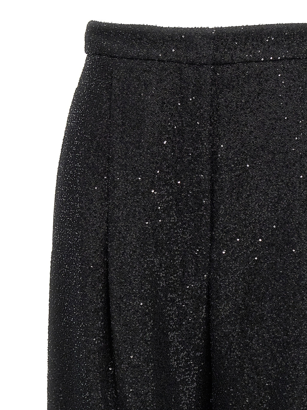Max Mara Schwarze Viskose-Anzughose