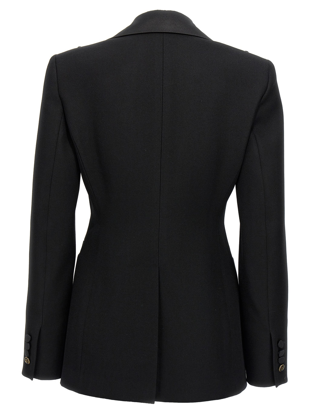 Max Mara Schwarzer Blazer aus reiner Schurwolle