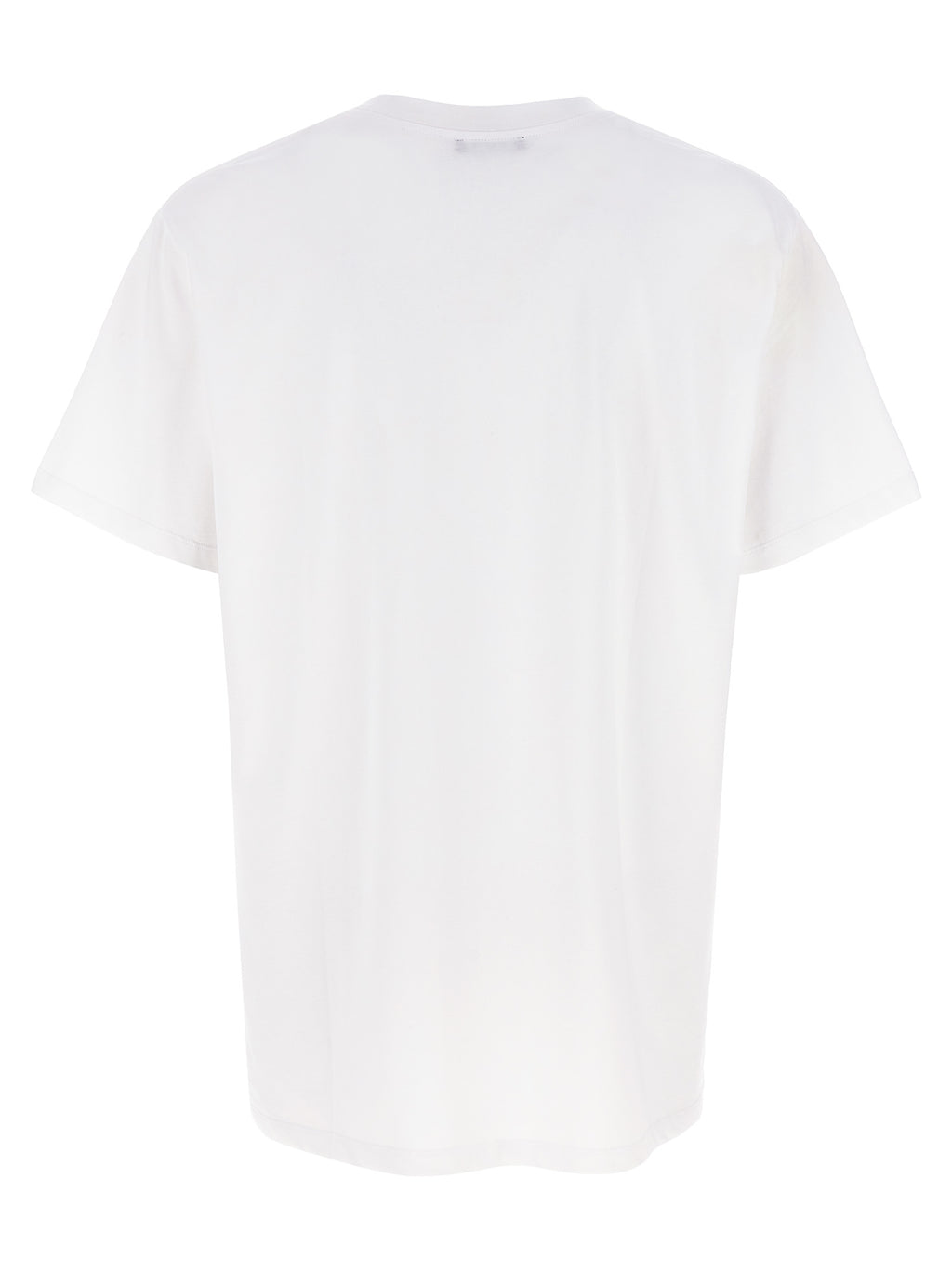 Balmain Zweifarbiges Bio-Baumwoll-T-Shirt