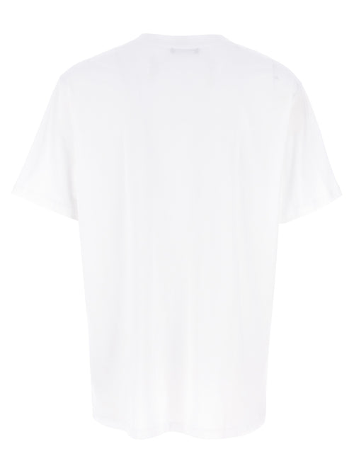 Balmain Zweifarbiges Bio-Baumwoll-T-Shirt