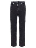 Dsquared² Blaue Baumwoll-Freizeithose