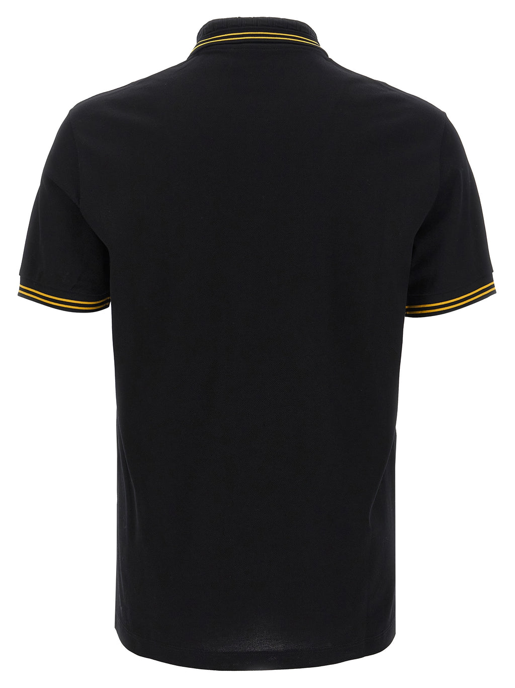 Versace Schwarzes Baumwoll-Poloshirt