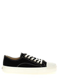 Moschino Schwarze Low-Top-Sneaker aus Baumwolle