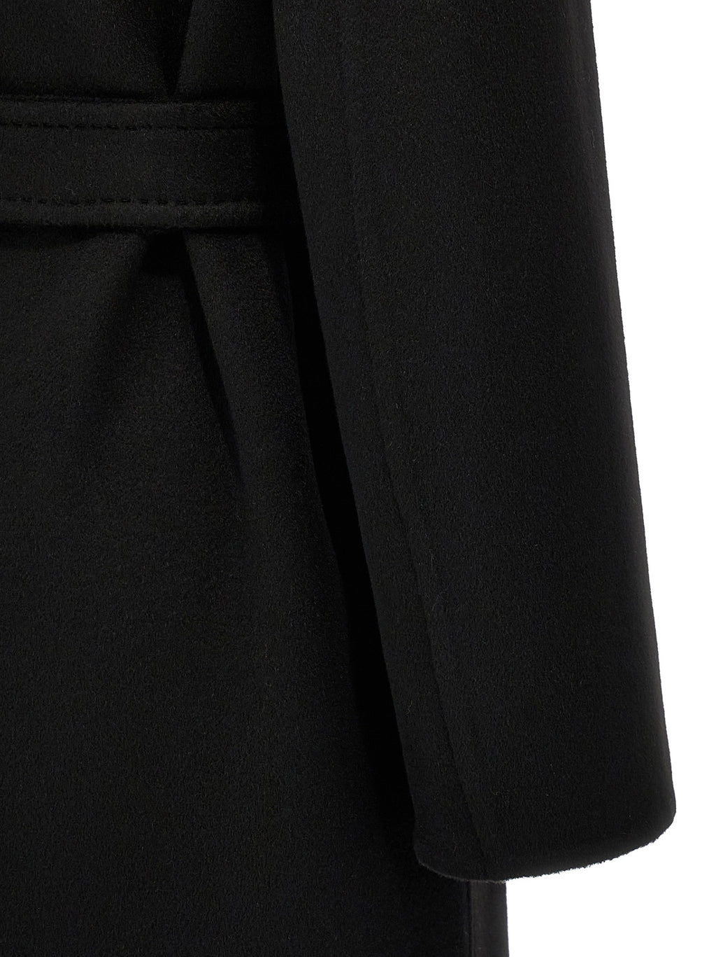 Max Mara Schwarzer Kaschmir-Mantel