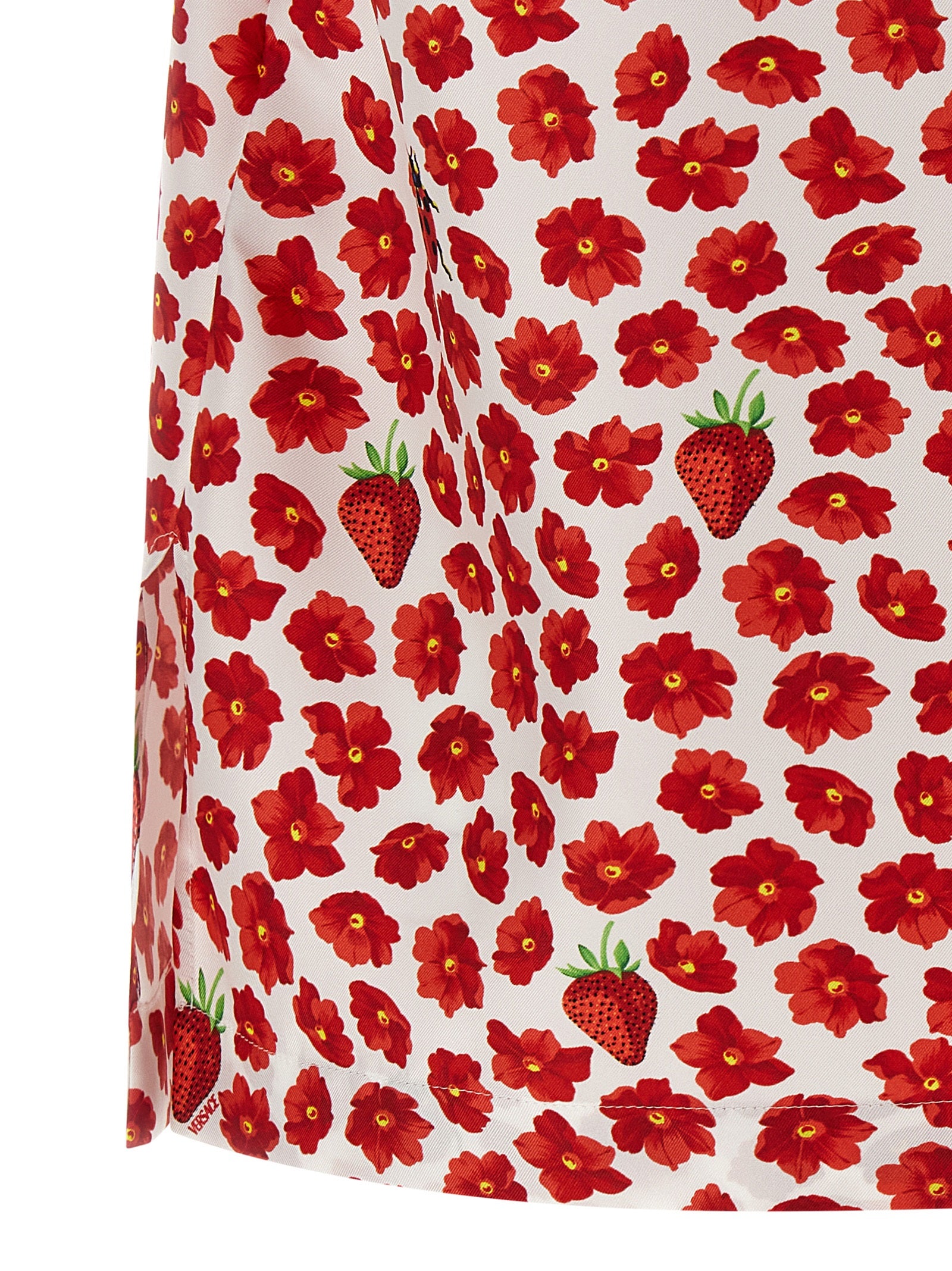Versace Mehrfarbige Seidenbluse