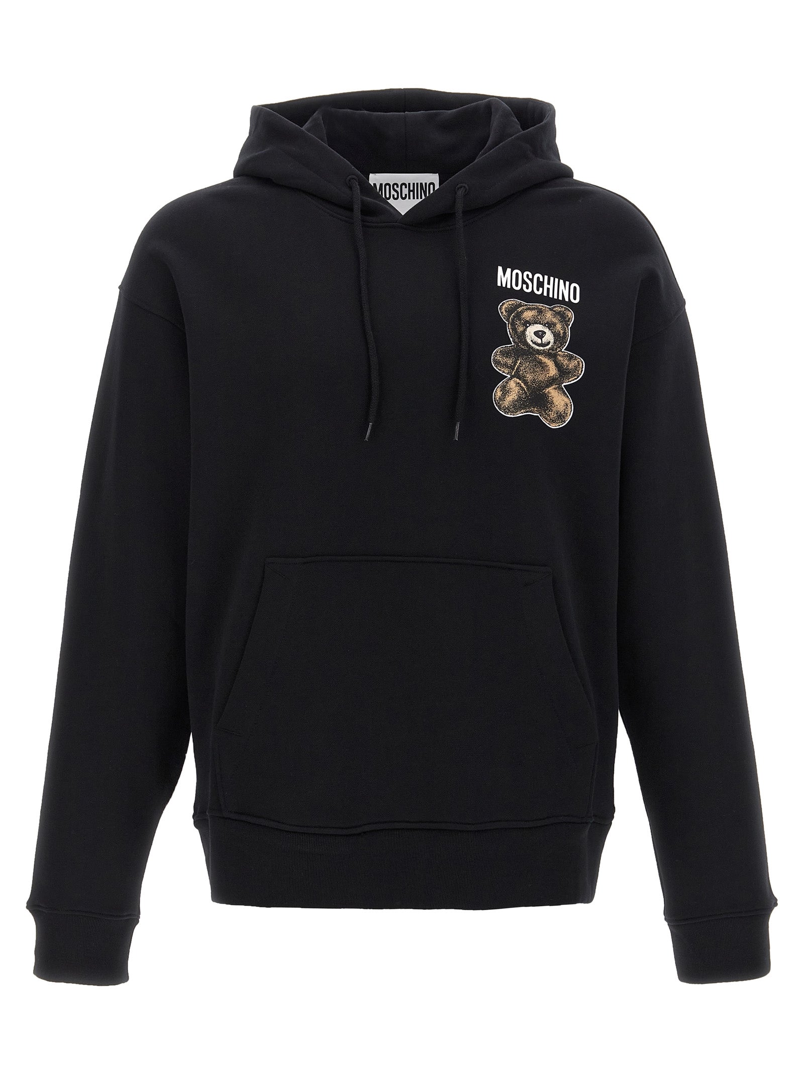 Moschino Schwarzer Baumwoll-Sweatshirt