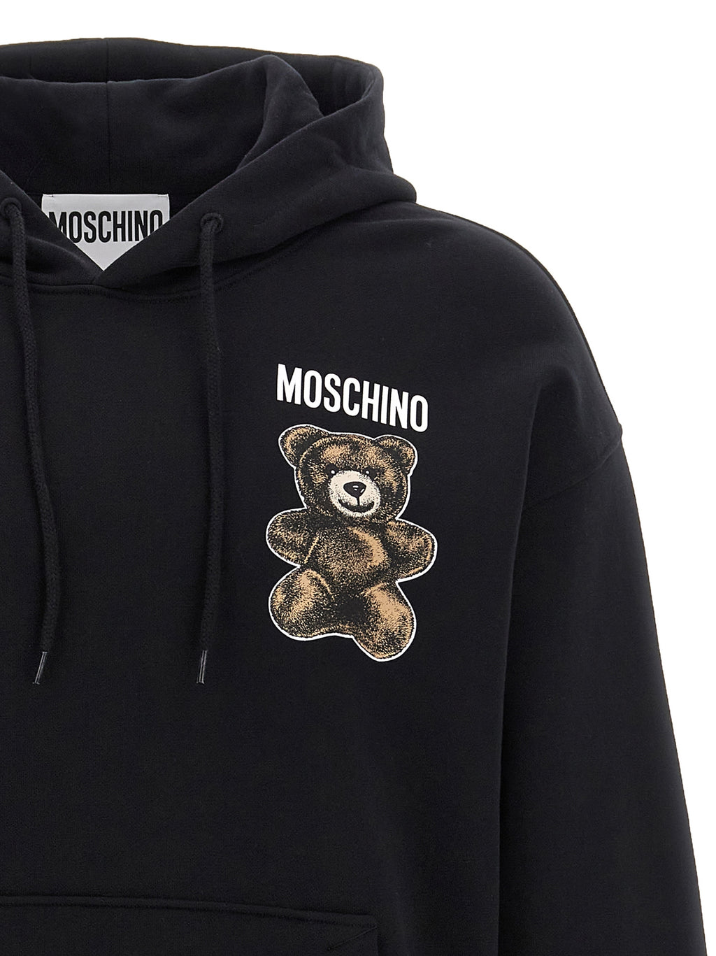 Moschino Schwarzer Baumwoll-Sweatshirt
