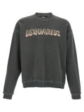 Dsquared² Grauer Baumwollpullover